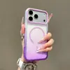 Adecuado para funda de teléfono magnética Apple 18 Pro Max, iPhone 17 nuevo de silicona degradado anticaídas 15 cubierta protectora 14
