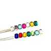 Rhinestones Brillantes Octagonales Largos de Fondo Plano para Uñas, Decoraciones de Uñas Versátiles y de Alta Gama en Rojo Chino para el Año Nuevo