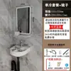 Nuevo Lavabo de Cerámica de Pie Pedestal Lavabo Lavabo de Inodoro Baño Apartamento Pequeño Lavabo Doméstico
