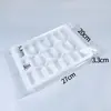 Caja para Dumplings, Caja Desechable para Wontons con Compartimentos, Empaque de Bandeja para Dumplings, Caja para Llevar Dumplings Crudos Congelados Rápidos