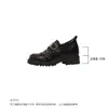 Mocasines Guyun para Mujer que Aumentan la Altura 2026 Otoño Estilo Británico Patrón Brogue Zapatos Pequeños de Cuero para Mujeres Pequeñas