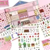 Infeel.Me Adesivos de Paisagismo Negócios de Hoje Segunda Série Adesivos Divertidos Estéreo Criativos DIY
