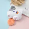 Novo Pingente de Pelúcia de Gatinho que Faz Barulho Fofo Desenho Animado Broche de Gato DIY Acessórios para Chaveiro Acessórios