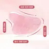 Placa Gua Sha de Jade Cristal Atacado, Lâmina Gua Sha de Chifre de Jade, Massageador Facial de Cristal Rosa, Ferramenta de Cuidados com a Saúde, Dropshipping