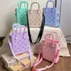 Bolso de Mano Dopamina Transfronterizo Bolso de Mano con Agujeros de EVA Bolso de Mano Portátil para Viajar Bolso con Agujeros Almacenamiento Bolsa Pequeña