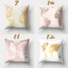 Funda de almohada para sofá Laitu Patrón de dibujos animados Almohada lumbar de coche Poliéster Almohada de oficina