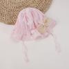Gorro de bebé de primavera y otoño, fino, para niña, princesa, de algodón, parasol, gorro de extensión uterina neonatal, gorro de protección fetal con salmuera.