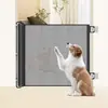 Cerca para Pets sem Furo, Portão Extensível para Cães e Barreira de Isolamento para Gatos, Porta de Escada Interna para Prevenir Gatos
