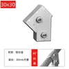 Conectores para tubo cuadrado de aleación de aluminio de 20/25/30 mm, sujetadores de clip, acero galvanizado de acero inoxidable sin perforación, no requiere soldadura.