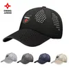Nuevo sombrero de verano perforado de secado rápido, ajustable, protector solar, ligero, absorbente de humedad, elegante y versátil sombrero de sol para exteriores