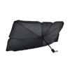Sombrilla Plegable para Coche Color Plata Titanio Parasol para Parabrisas Frontal Protección Solar y Aislamiento Térmico Parasol para Coche Se Puede Imprimir con Logo