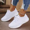 Zapatos de Tela Old Beijing para Mujer, Estilo Otoño, Tenis Suaves para Mamá, Zapatos Planos Antideslizantes para Caminar para Mujeres Embarazadas, Zapatos Blancos Talla Pequeña para Otoño