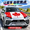 Capa de Carro Canadense, Bandeira de Carro Canadense, Bandeira de Carro, Decoração de Capa de Carro Canadense, Seda de Leite Impressa Digitalmente