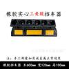 Topes Sólidos para Coche Localizador Tope de Coche Espacio de Estacionamiento Goma Brillante Reflectante Localizador de Rueda Tope de Coche