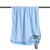 Conjunto de Toalhas de Banho Longas de Veludo Coral para Uso Doméstico, Mais Absorvente que o Algodão, Menos Propenso a Fiapapos, Toalha Wrap Absorvente Universal para Homens e Mulheres