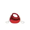 Bolso Nuevo Mini Simple de Cadena para Mujer, Bolso de Hombro Portátil para Exteriores para Lipstick, Bolso de Mano Cruzado de Moda Tendencia Europea y Americana