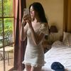 Maiô Estilo Ins Coreano para Mulheres, Estilo Puro Luxuoso de Alta Qualidade, Sexy, Cobre a Carne e Afina, Biquíni de Uma Peça com Renda Vazada