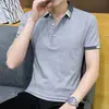 Venta Directa de Fábrica de Polos Nuevos de Manga Corta para Hombre, Tops Casuales Holgados de Talla Grande, Tops Bordados de Media Manga para Hombre para Papás