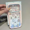 Adesivos de animais coloridos se transformam instantaneamente em uma capa transparente céu estrelado dopamina para iPhone 17 Pro Max e iPhone 16