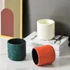 Jarrón de Plástico Creativo Nórdico Decoración para Sala de Estar en Casa Flor Seca Arreglo Floral Resistente a Caídas Cerámica de Imitación Transfronterizo Caliente Jarrón