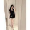 Top de Punto de Verano Nuevo para Mujer Amarillo Adelgazante Jersey de Manga Corta Ajustado Hueco Reductor de Edad 2026