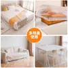 Cubierta de cama desechable, cubierta antipolvo, funda completa para sofá con puños elásticos, película plástica a prueba de polvo para protección de muebles del hogar