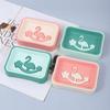 Caja de Jabón con Drenaje de Doble Capa para Baño Inodoro Caja de Jabón Hecho a Mano Plástico sin Taladro Caja de Almacenamiento para Jabón de Baño y Jabón para Ropa