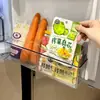 Caja organizadora para puerta lateral de refrigerador, un práctico organizador para clasificar y almacenar artículos, con recipientes interiores de grado alimenticio para mantener los alimentos frescos, diseñado específicamente para almacenamiento en la puerta lateral