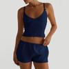 Di Yun Conjunto de Duas Peças Feminino Estilo Esportivo Europeu e Americano Yoga Camisola Shorts Roupas Femininas Verão 2026 Amazon