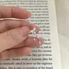 Pendientes de borla con lazo "vibrante de niña" para mujer, alta calidad, simples, exquisitos, moda, pendientes de dos usos para mujer