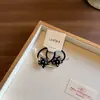 Diadema Negra con Estrella y Lazo Cola de Caballo Niña Linda Cuerda Elegante para el Cabello Clip Lateral de Dibujos Animados para Niños Mechones Sueltos