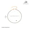 Pulseira de Prata Esterlina S925 Mais Vendida Transfronteiriça com Artesanato Personalizado em Resina Colorida, Joia de Prata Versátil e de Nicho de Alta Qualidade