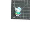 Novo Laço Gatinho Desenho Animado Cola Creme Artesanal DIY Acessórios de Resina Joias Buraco Fivela de Sapato Pacote de Material Lote
