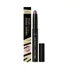 Zephoco Lápiz de Sombra de Ojos con Glitter Púrpura Oscuro Trazos Delicados Natural Difuminable Suave Fácil de Aplicar Maquillaje Sombra de Ojos Nacarada