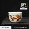 Taza de té que cambia de color al exponerse al agua caliente, Taza de té, Porcelana de jade de grasa de oveja, Taza maestra de Dragón y Fénix, Souvenir con logo para evento de empresa
