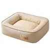 Cama para gato transfronteriza hecha de cuero, impermeable, adecuada para todas las estaciones, lavable, resistente a los arañazos, engrosada, cálida, sofá cama para mascotas de otoño e invierno
