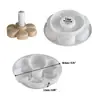 Molde para Suporte de Vela Flor de Pétalas Múltiplas Estilo Simples Romper Ins Base de Vela de Gesso Aromaterapia DIY Molde de Silicone