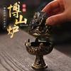 Quemador de Incienso Qilin Chapado en Latón Estilo Antiguo, Artesanías para Decoración del Hogar, Artículos de Regalo Estilo Vintage, Venta al por Mayor de Objetos de Cobre Antiguo