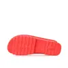 Suelas Rosadas al por Mayor Zapatillas Cálidas Tejidas a Mano Zapatos de Algodón Tacones Altos Plataforma Alta Superficie de Seda Fina Plataforma Impermeable