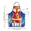 Amazon Navidad Delantal Creativo de Moda Lindo Delantal Resistente a Manchas Suministros para Disfraces de Fiesta Navideña Se Puede Imprimir Logo