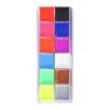 Pintura al Óleo Fluorescente de 12 Colores Pigmentos para Pintura Corporal Que No Se Desvanecen, Maquillaje de Escenario para Halloween, Suministro Transfronterizo para Puestos