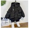 Ropa infantil abrigo para niños Primavera y Otoño Nuevo estilo estilo occidental niños calle frita primavera cortavientos con capucha abrigo para niños
