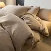 Juego de ropa de cama jacquard de algodón 60S clase A de alta gama de cuatro piezas, 100% algodón puro, apto para dormir sin ropa en el dormitorio principal, juego de funda de edredón de tres piezas