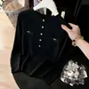 ¡Un disparo real! ¡Un disparo real! Top de punto de manga larga de alta gama para Otoño/Invierno 2026, camiseta base de pedido original de comercio exterior