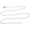 Fábrica Pequeña Venta al por Mayor Acero Inoxidable Cadena Plana Cruzada Galvanizada 18Ko Cadena DIY Collar Joyería Accesorios de Ropa