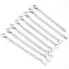 Cadena de Extensión para Collar de Acero de Titanio con Cierre de Langosta Cadena de Cola de Marca 18K Cadena de Extensión Ajustable Accesorios para Joyería DIY