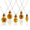 Colgante para teléfono móvil con forma de botella de champán al por mayor, colgante para teléfono móvil de botella de perfume, botella flotante, mini botella de los deseos