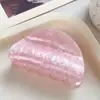 Berphia Transfronterizo Amazon Europeo y Americano Acrílico Agarre Adorno para la Cabeza Mármol de Alta Calidad Pinza de Tiburón Accesorios para el Cabello para Mujer
