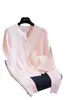 Cárdigan de punto trenzado con cuello redondo estilo vintage 100% lana merino para mujer Chaqueta Suéter Top 25 Otoño Nuevo G120212