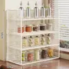 Estante de Especias para Cocina Estante Multifuncional para Almacenamiento de Condimentos en Encimera Organizador de Utensilios de Cocina para Aceite Sal Salsa de Soja Vinagre Estante
